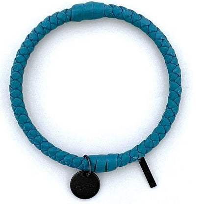 Bottega Veneta Bangle Light Blue Intrecciato Ec19881