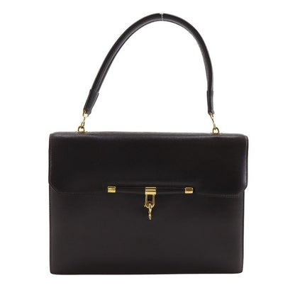 Hermes Paloniere Vintage Box Calf Brown XO Handbag
