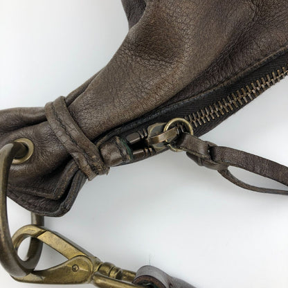 Miu Miu Shoulder Bag Brown Leather Vintage — view 16