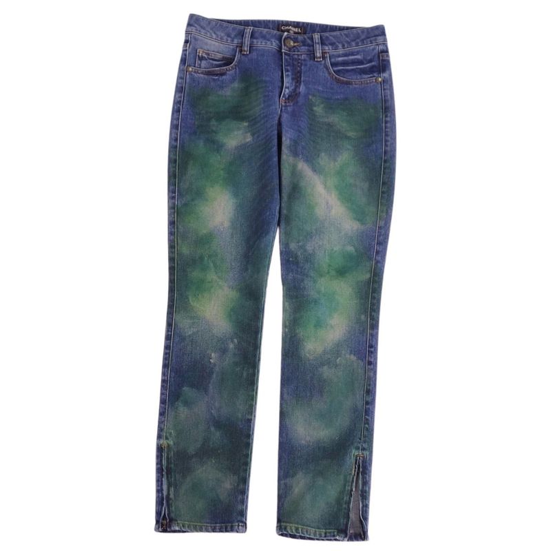 Chanel Pants P55667 Denim Pants Vintage
