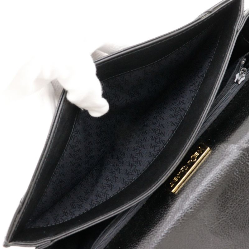 YVES Saint Laurent Yves Saint Laurent Y-stitch Calf Black Women's Shoulder Bag