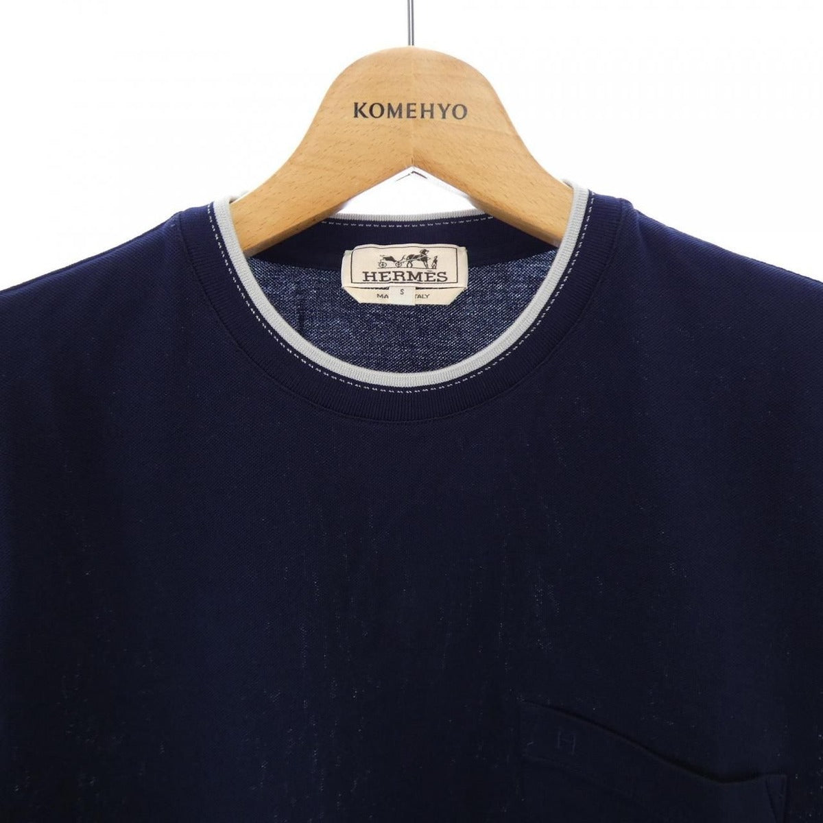 Hermes T-Shirt Navy — view 5