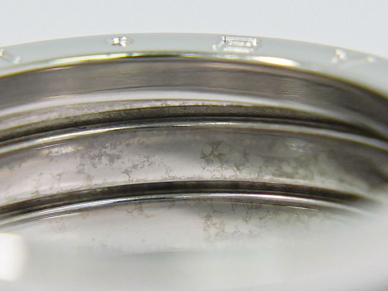 Authentic Bulgari Bvlgari B-zero1 750 WG Ring 60 18.5 White Gold Accessories