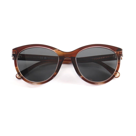 Chanel CC Logo Sunglasses Eyewear Clear Brown 52 20 140