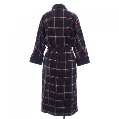 Hermes Dress White 34 Navy Red Check — view 2