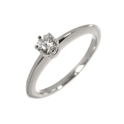 Tiffany & Co Solitaire Diamond I EX Ring Platinum