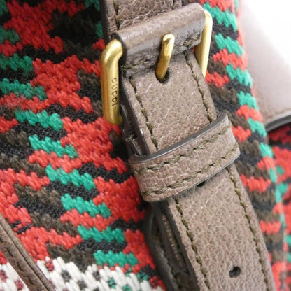 Gucci Backpack Leather Wool — view 4