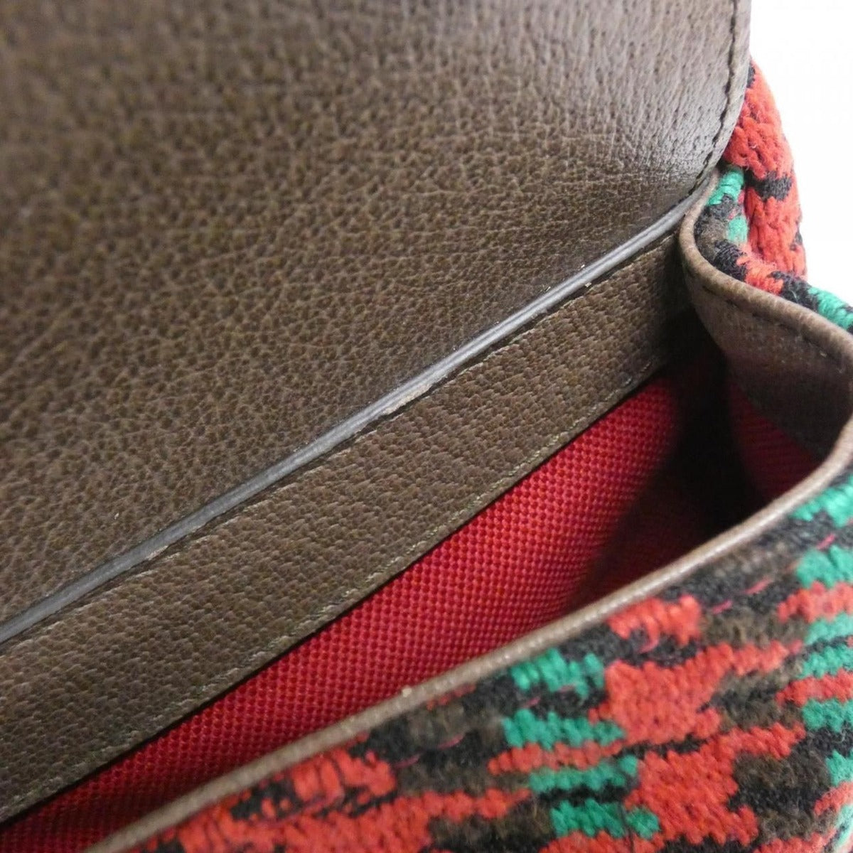 Gucci Backpack Leather Wool — view 8