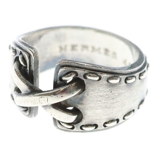 Hermes Mexico Ring Silver 48