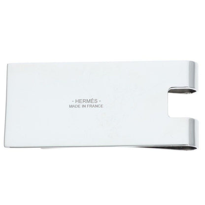 Hermes H Bill Silver Money Clip Men's