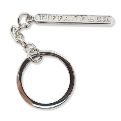 Tiffany & Co 925 Logo Bar Key Ring