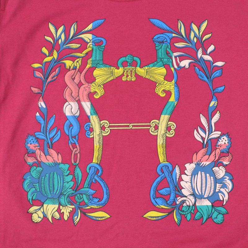 Hermes 24SS Della Cavalleria Della Cavalleria 100% Cotton Short Sleeve T-shirt