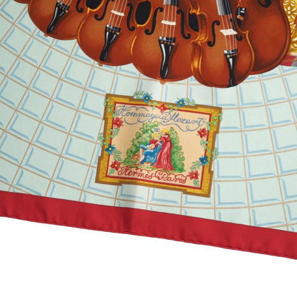 Hermes Wolfgang Amadeus Mozart Hymn To Mozart Carré 90 Scarf Silk Twill Square