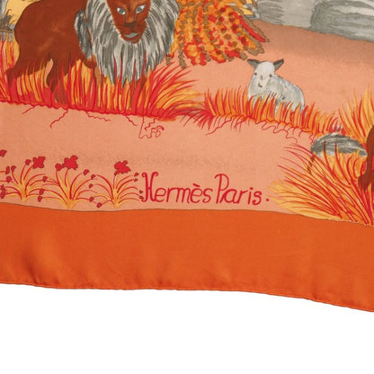 Hermes Nuba Mountain Nuba Mountain Carré 90 Scarf Silk Twill Square French