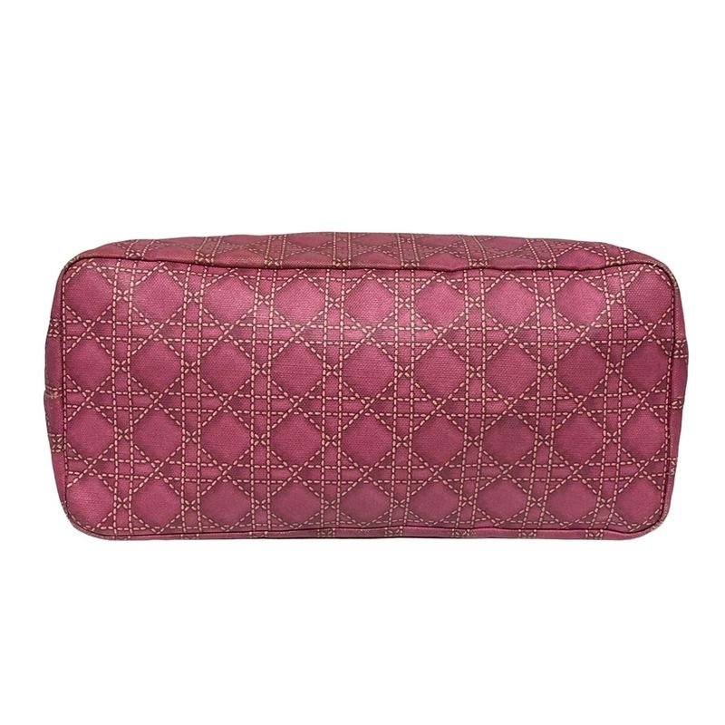 Dior/christian Dior Tote Bag Sherry Pink Leather