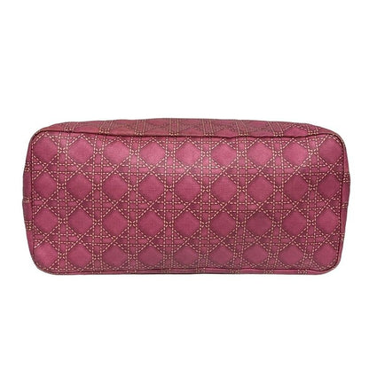 Dior/christian Dior Tote Bag Sherry Pink Leather