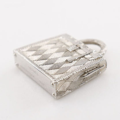 Hermes Curiosité Kelly Metal Silver Ladies 29.2g Pendant Top