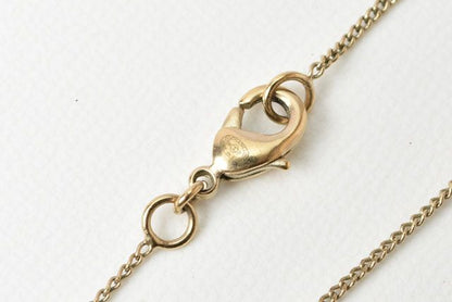 Chanel Necklace Pendant Coco Mark Rhinestone Gold
