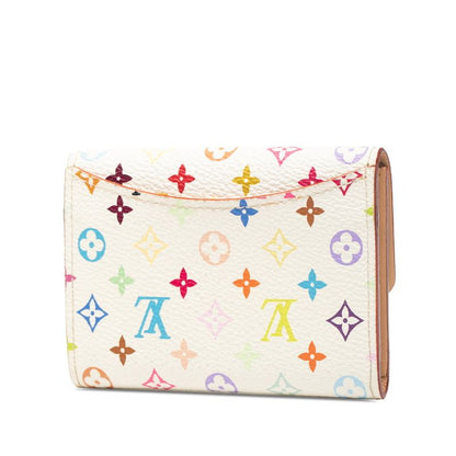 Louis Vuitton Monogram Multicolor Portmonnaie Cosy M60006 Bronze White PVC