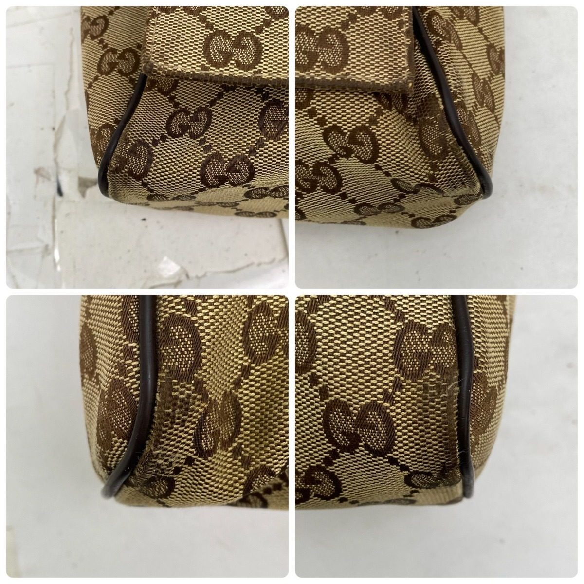 Gucci Shoulder Bag GG Canvas Messenger Brown — view 7