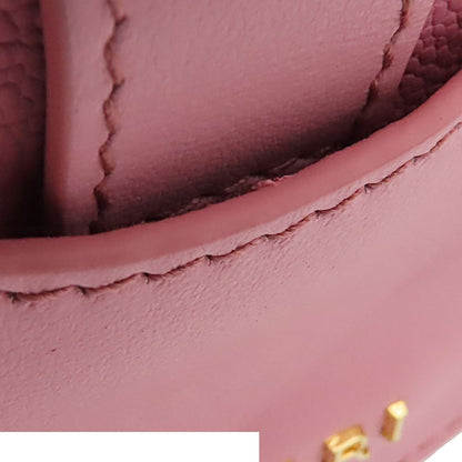 Bvlgari Serpenti Ellipse Mini Pink Gold Leather Micro Shoulder Bag — view 7