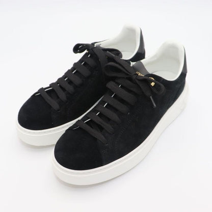 Louis Vuitton Monogram Time Outlines Leather Suede Sneakers