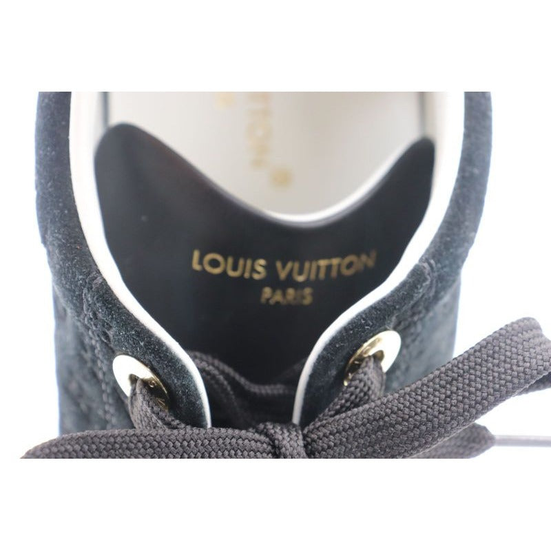 Louis Vuitton Monogram Time Outlines Leather Suede Sneakers — view 10