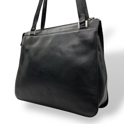 Bottega Veneta Tote Black Silver Shoulder Can Be Simple D2