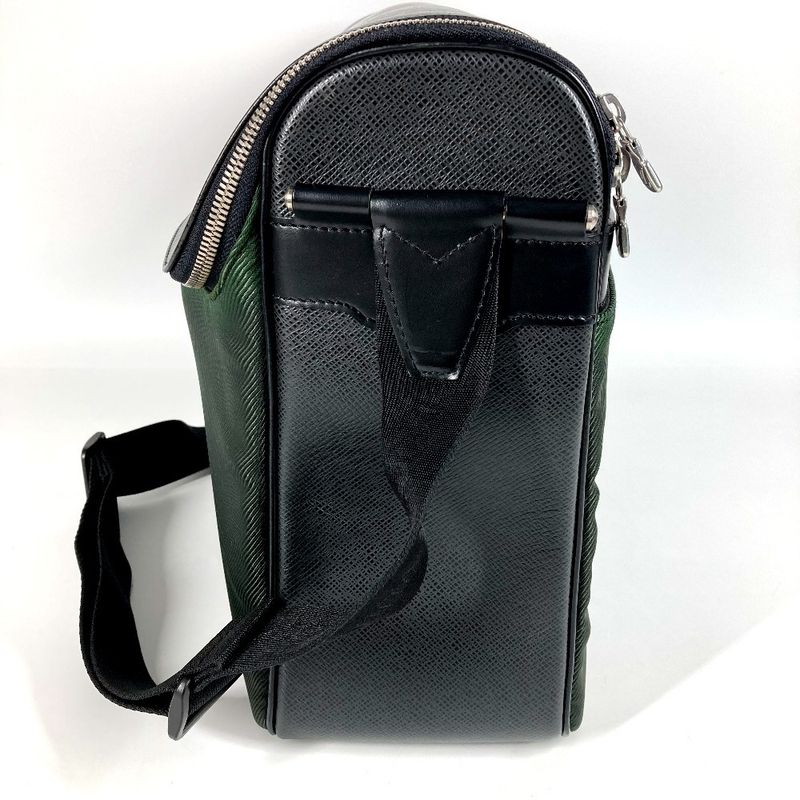 Louis Vuitton Shoulder Bag Taimir M30862 Taiga Leather Ardoise Khaki