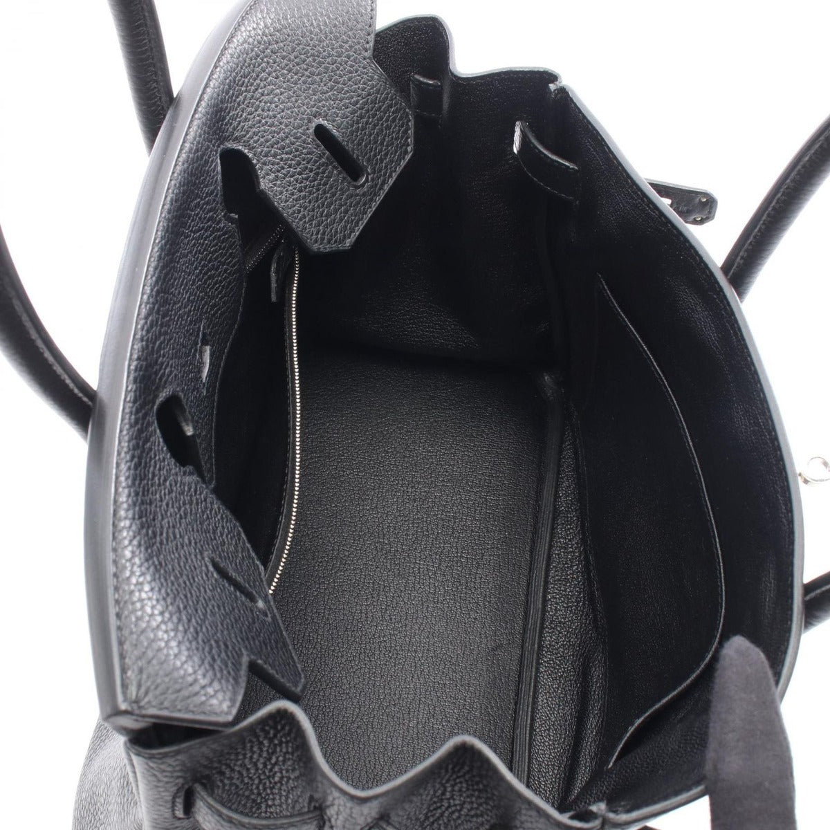 Hermes Handbag Birkin 30 Black Leather — view 3