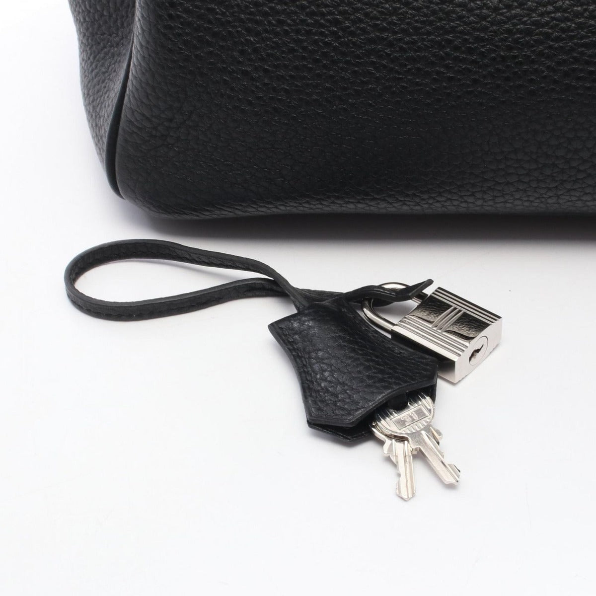 Hermes Handbag Birkin 30 Black Leather — view 6