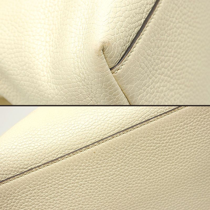 Gucci Soho Semi Shoulder Bag 536196 Leather Cream Fringe