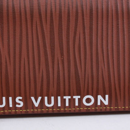 Louis Vuitton Portefeuille Brazza NM Leather Brown Wallet Silver M82631