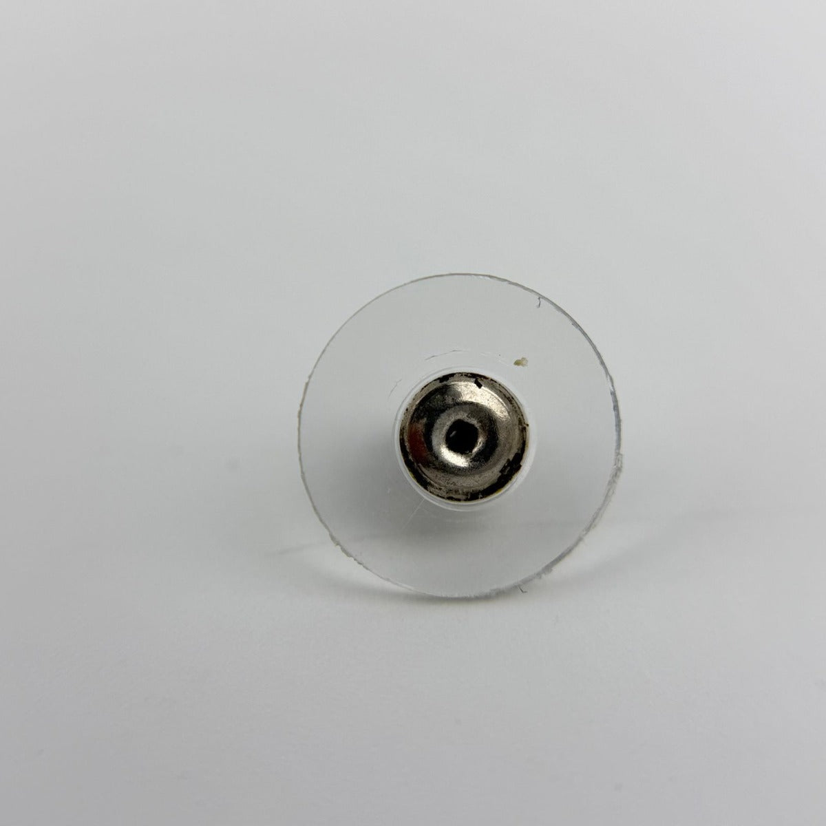 Chanel CC Logo Earrings Silver Vintage — view 12