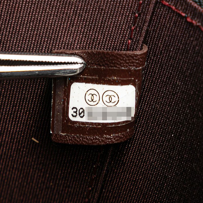 Chanel Matelasse Coco Mark Chain Vanity Bag Shoulder Bag Black Lambskin Ladies