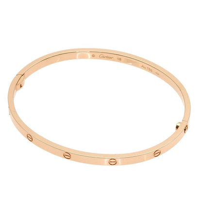 Cartier Mini Love Bracelet #18 Bracelet With Screwdriver 18K Pink Gold Ladies