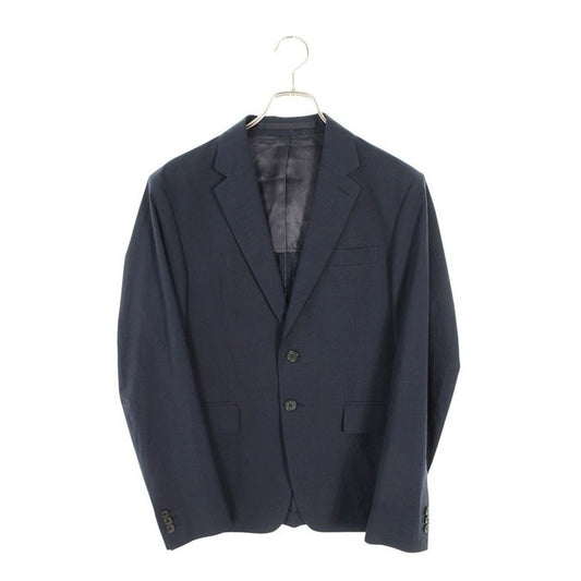 Prada Cotton Tailored Jacket 44 Dark Navy