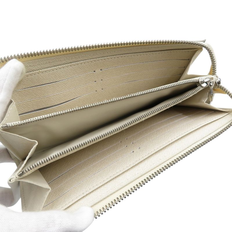 Louis Vuitton Portefeuille Astrid M6659j Epi Leather Silver Hardware Ivoire