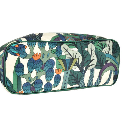 Hermes Bolide Pouch Silk Green TGM Botanical