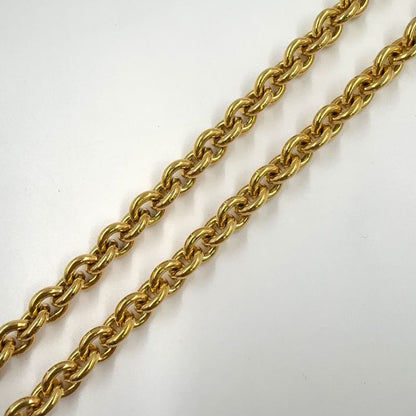 Chanel Coco Mark GP Gold Necklace Gold