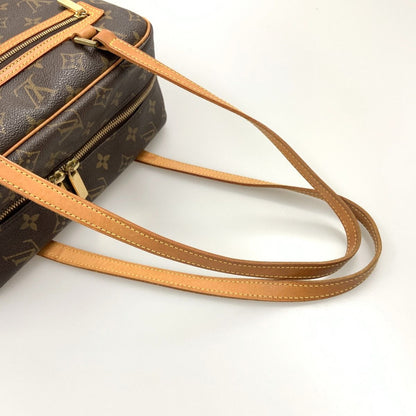 Louis Vuitton Monogram Shite MM Shoulder Bag M51182 Brown
