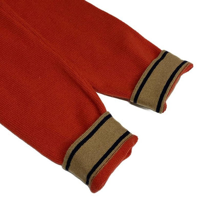 Chanel Cardigan Size 36 S Women - P62918 Red X Dark Navy X Brown Long Length /