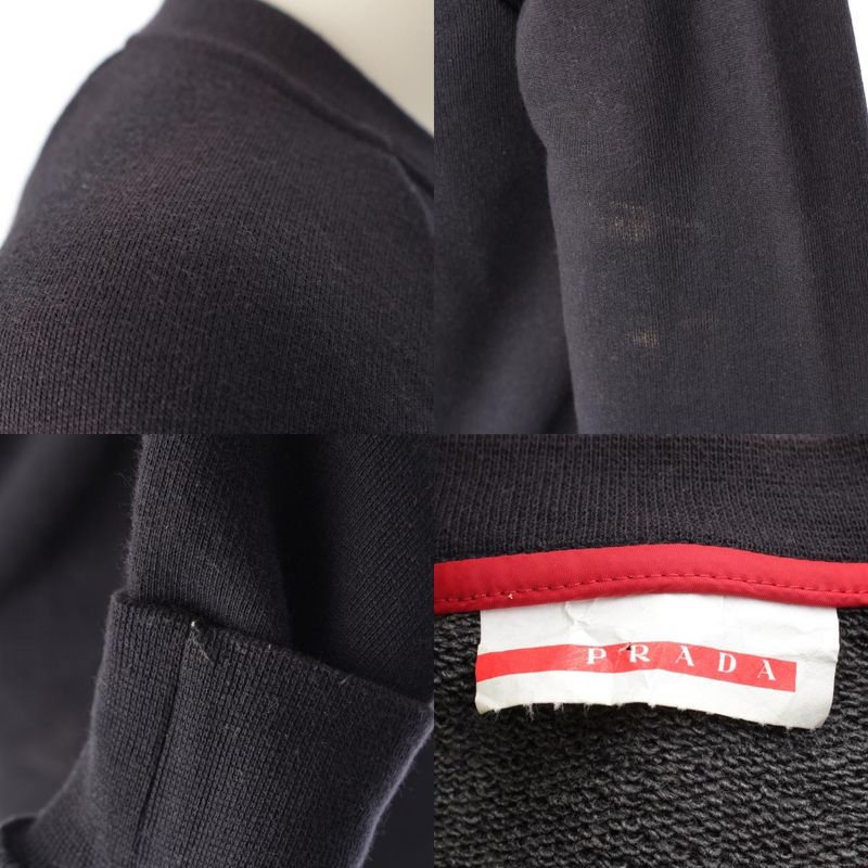 Prada Sport Cotton Stajan Jacket Black Navy