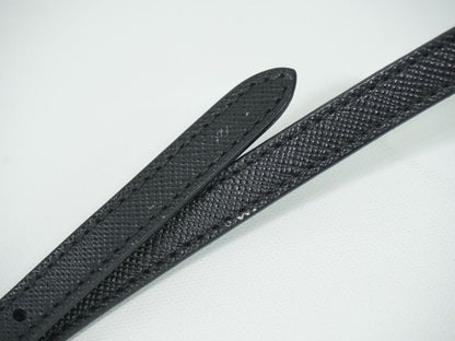 Authentic Prada Quilted 2way Shoulder Bag Handbag Pochette Nylon Black Bag