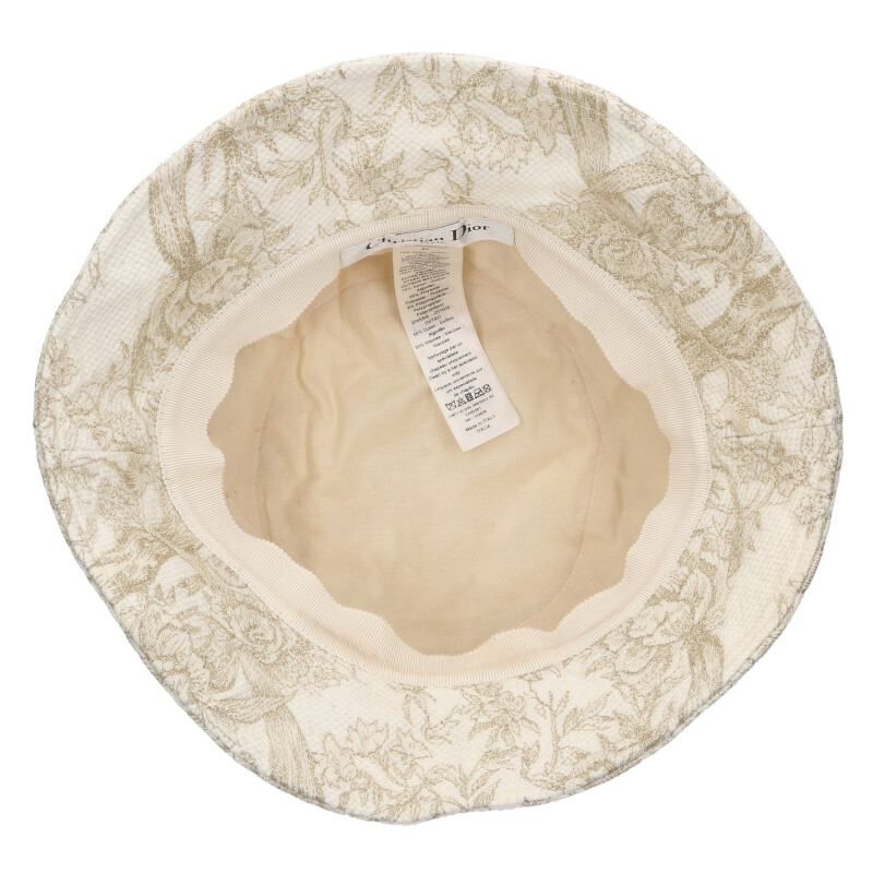 Christian Dior 31jar923x133 Embroidered Allover Bucket Hat Men's 57