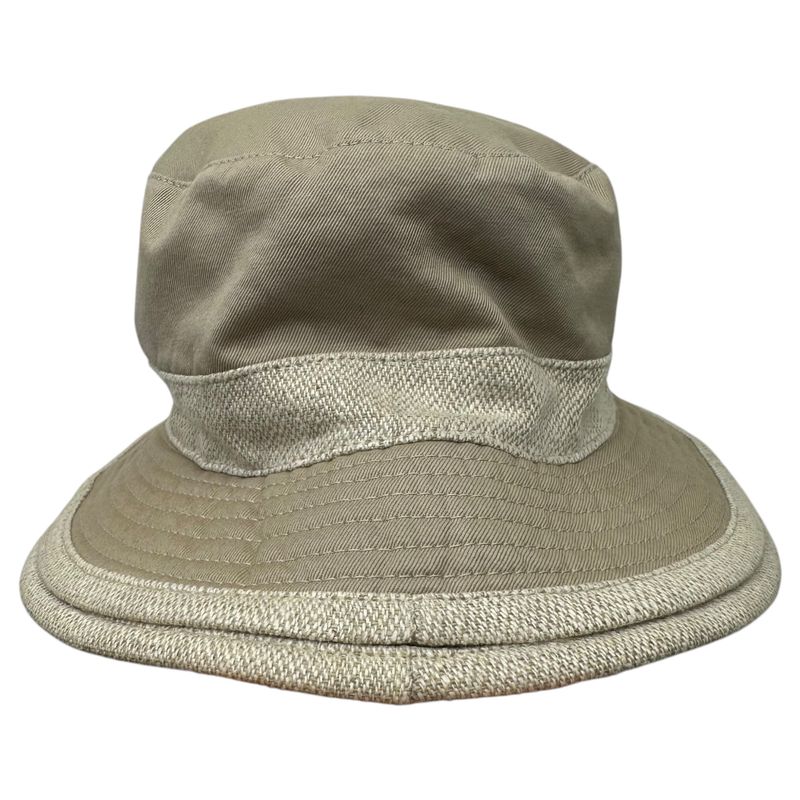 Hermes Motsch Double Brim Bucket Hat Double Brim Bucket Hat 56 Beige Cotton