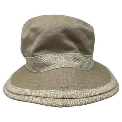 Hermes Motsch Double Brim Bucket Hat Double Brim Bucket Hat 56 Beige Cotton