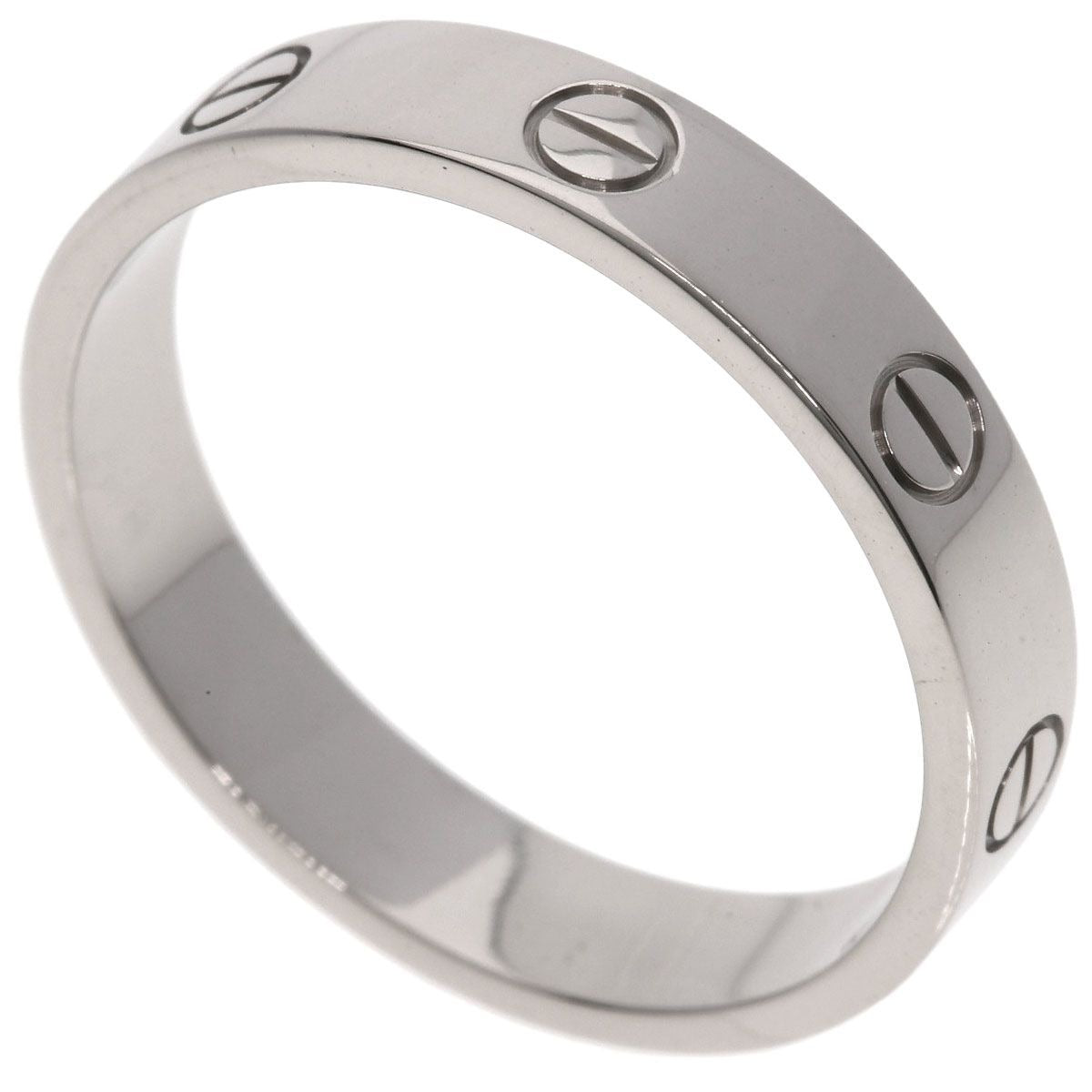Cartier Mini Love Ring 58 18K White Gold
