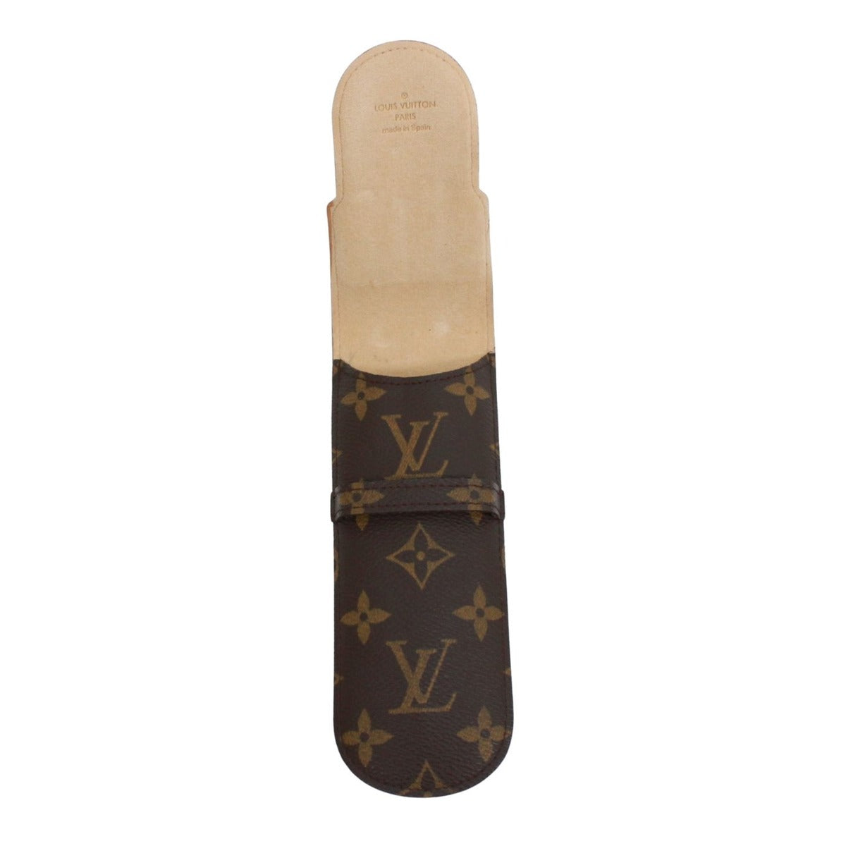 Louis Vuitton Monogram Pen Case Leather Brown Wallet — view 5