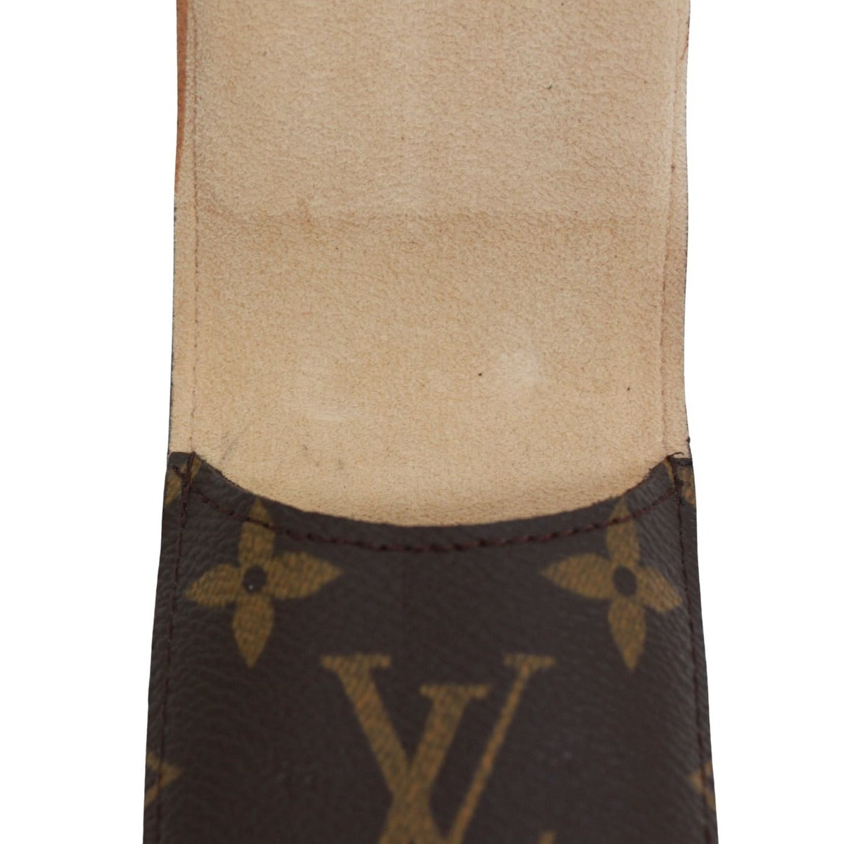 Louis Vuitton Monogram Pen Case Leather Brown Wallet — view 7